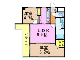 コウベア－バンⅢの物件間取画像